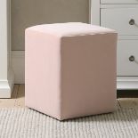 Amberley Square Stool - Blush Pink Velvet RRP 99About the Product(s)The perfect finishing touch to