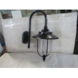 Integrity Lighting black outdoor Georgian lantern. H50CM X W35CM. New & Boxed (boxes are shop