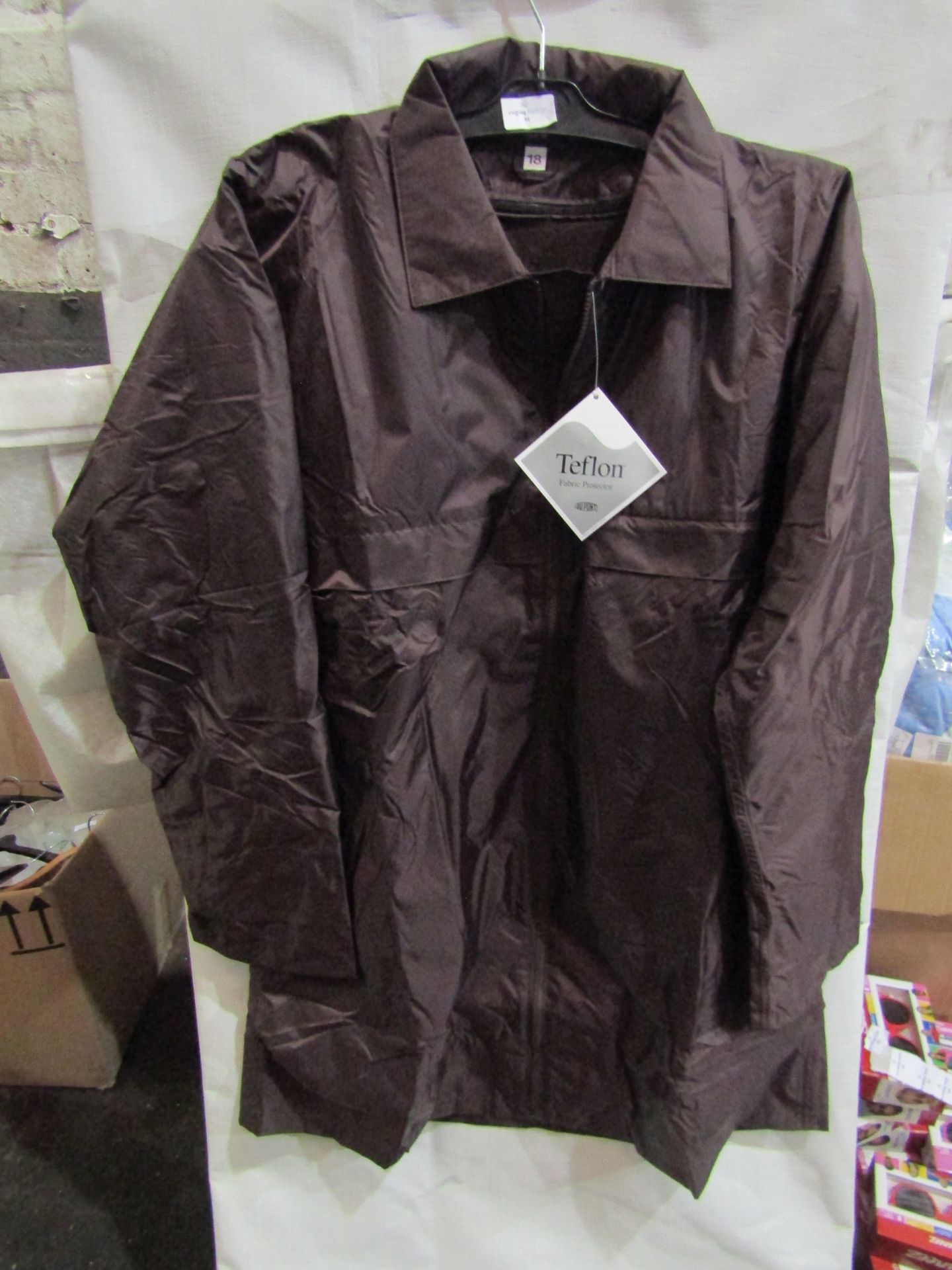 Rainmac Ladies Brown Thin Rain Coat, Size: 3 - Unused & Packaged.