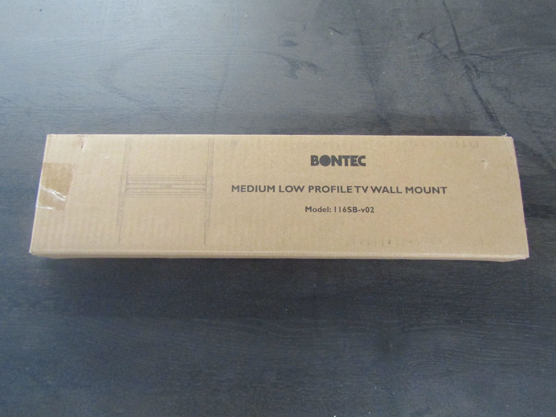 BONTEC Ultra Slim TV Wall Bracket Mount for 23-60 inchs LCD LED TVs, Low Profile Tilt TV Wall