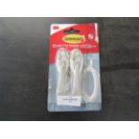 Command Pack Of 2 Damage-Free Hanging Cord Bundlers - Unused & Packaging Slightly Damaged.