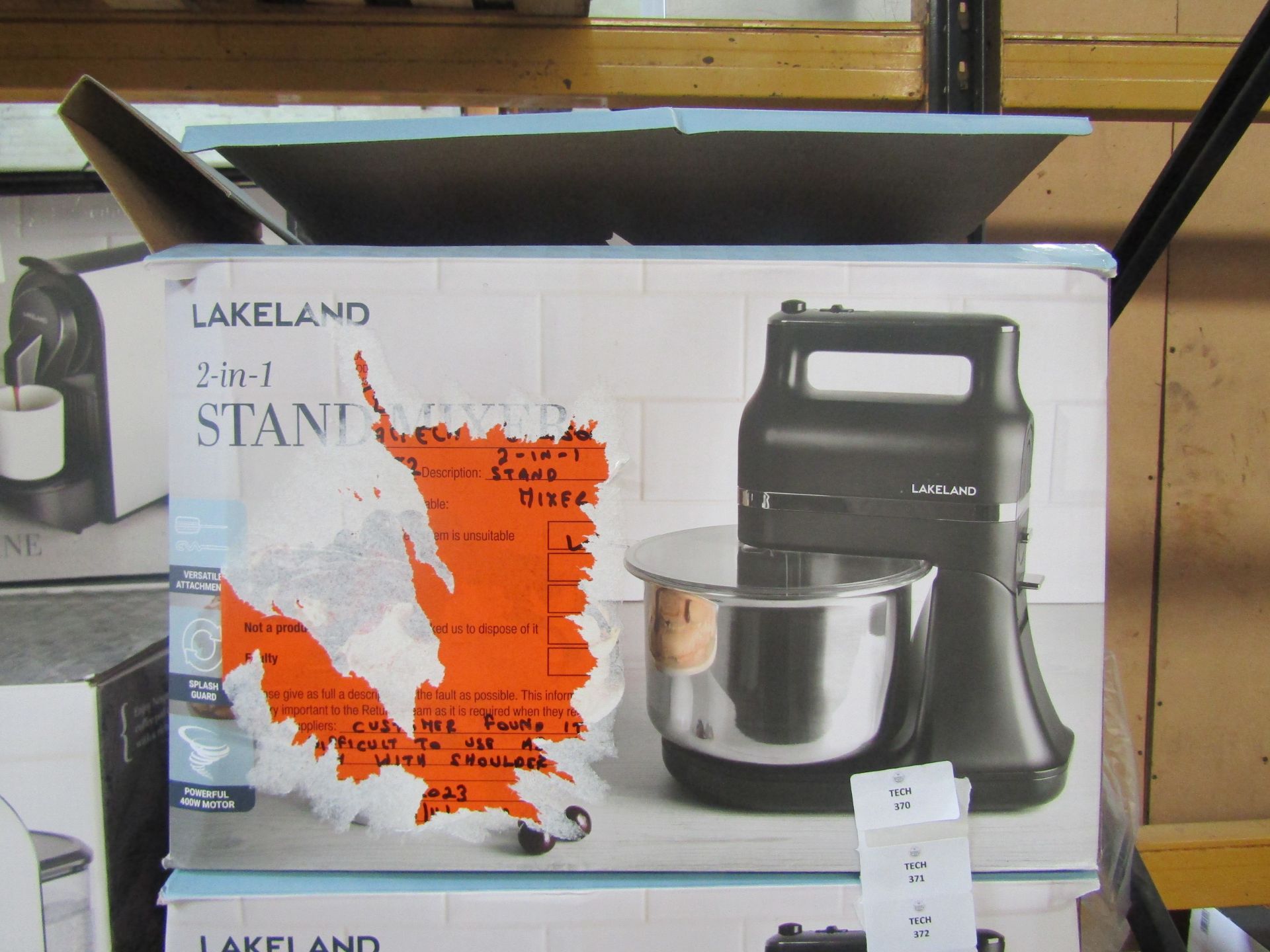 Lakeland 2-in-1 Hand and Stand Mixer Matt Black 3.5L RRP 80