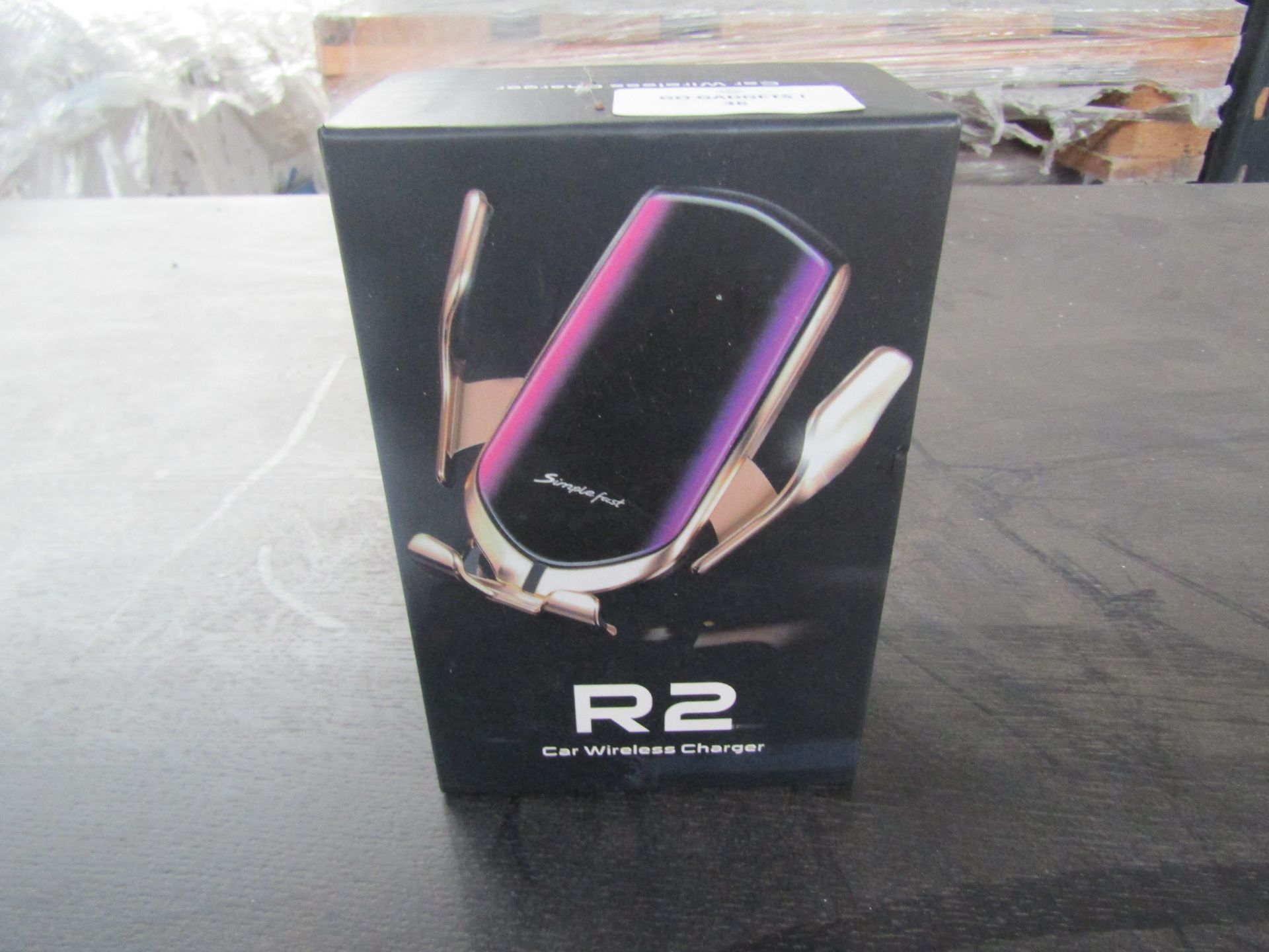 R2 Wireless Car Charging Phone Holder - Unchecked & Boxed.