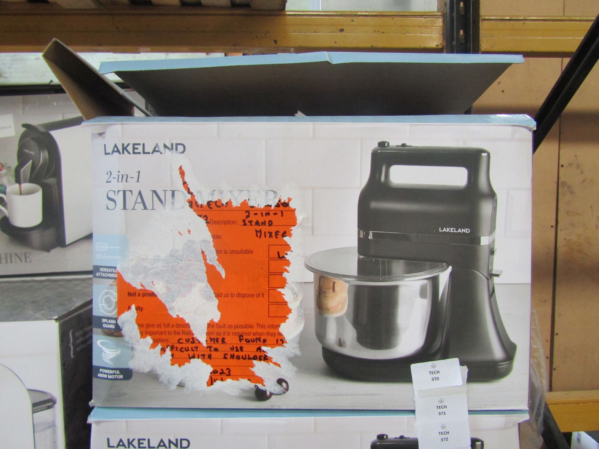 Lakeland 2-in-1 Hand and Stand Mixer Matt Black 3.5L RRP 80