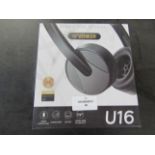 Venker U16 Wired USB Headset With Noise-Cancel Mic - Unchecked & Boxed.