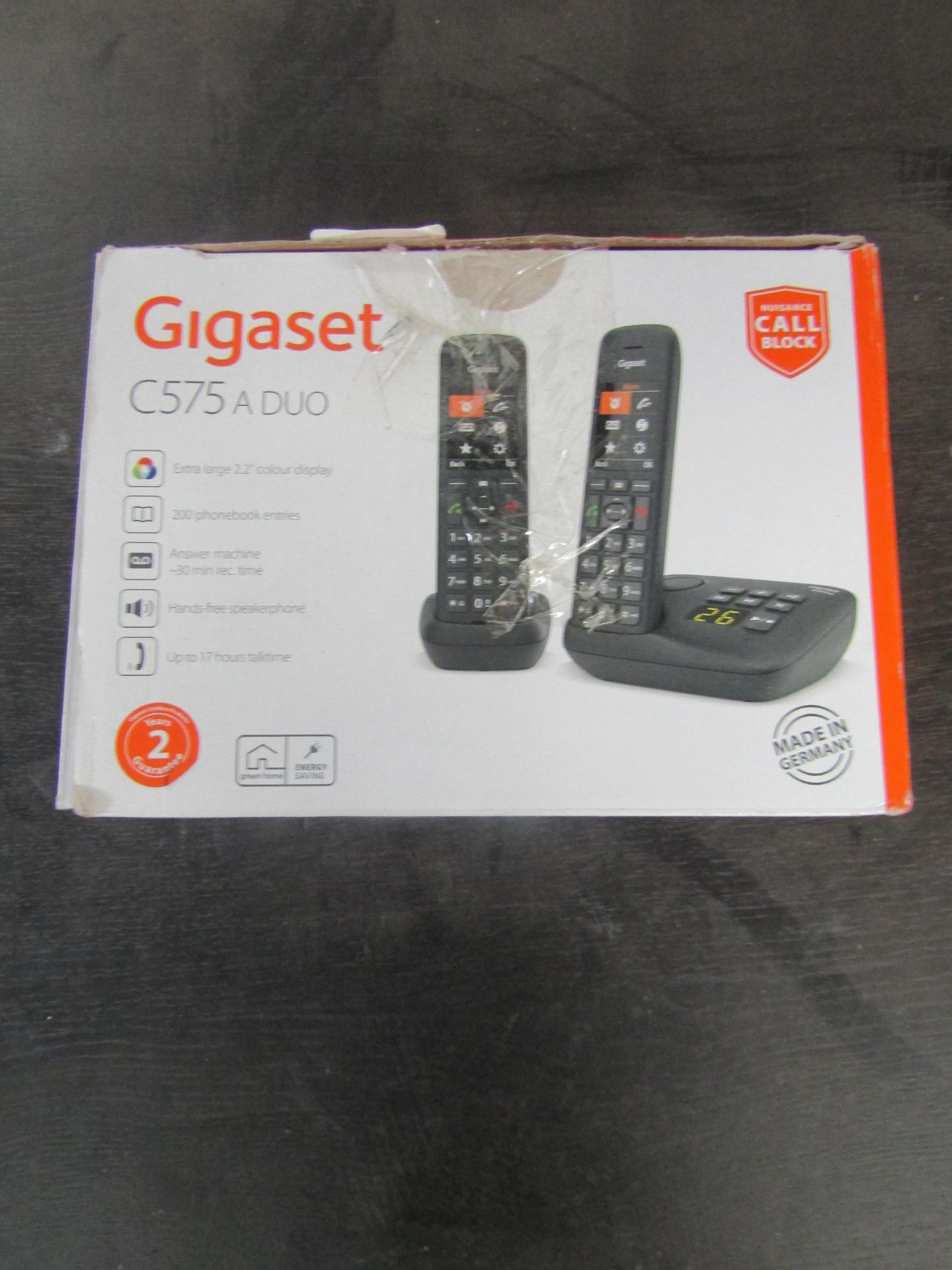 Gigaset C575 A Duo Telephones, Unchecked & Boxed.