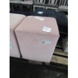 Amberley Square Stool - Blush Pink Velvet RRP 99 About the Product(s) The perfect finishing touch to