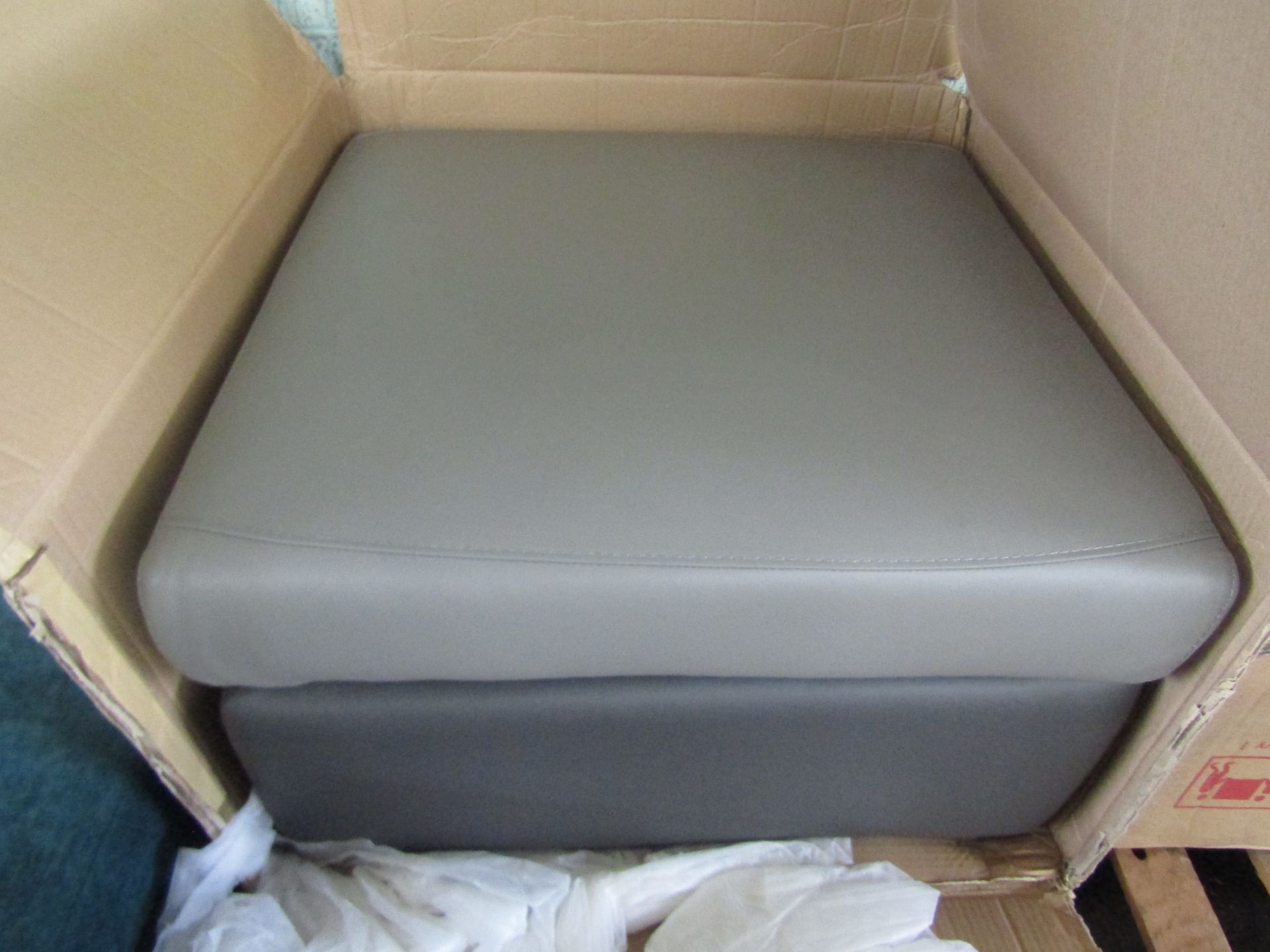 Pluto Storage Footstool G10 Light Grey Dark Grey Self Stitch RRP 379 About the Product(s) Pluto