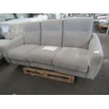 Oak Furnitureland Dylan 2 Seater Electric Recliner Sofa in Amigo Granite Fabric RRP 999.99About