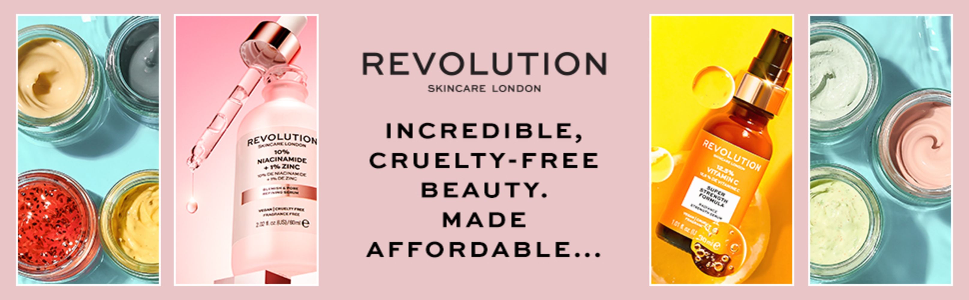 Huge Revolution Cosmetics sale up to 85% off