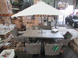 Monday's Massive Furniture Sale... Reduced starting bids features costco garden set, sunlounger and more
