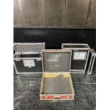 (3) Medium Assorted Empty Flight Cases