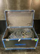 Large Quantity of SDI Cables in Various Lengths & Heavy Duty Mobile Flight Case
