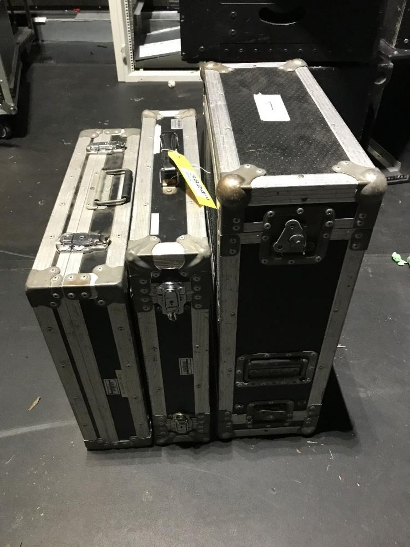 (3) Medium Various Sized Flight Cases