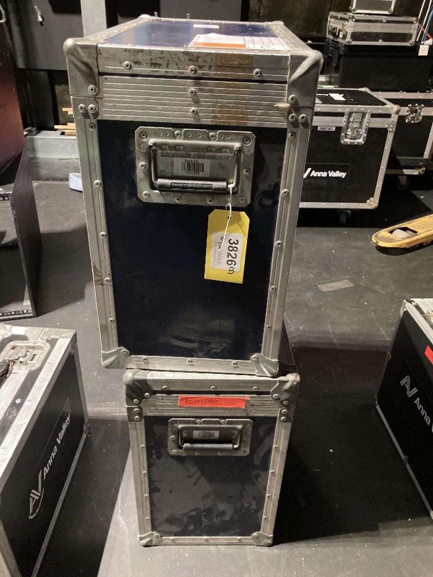 (2) Large Various Sized Flight Cases