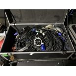 Quantity of Cable & Heavy Duty Mobile Flight Case