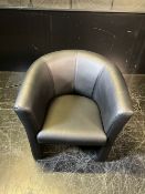 Black Leather Armchair