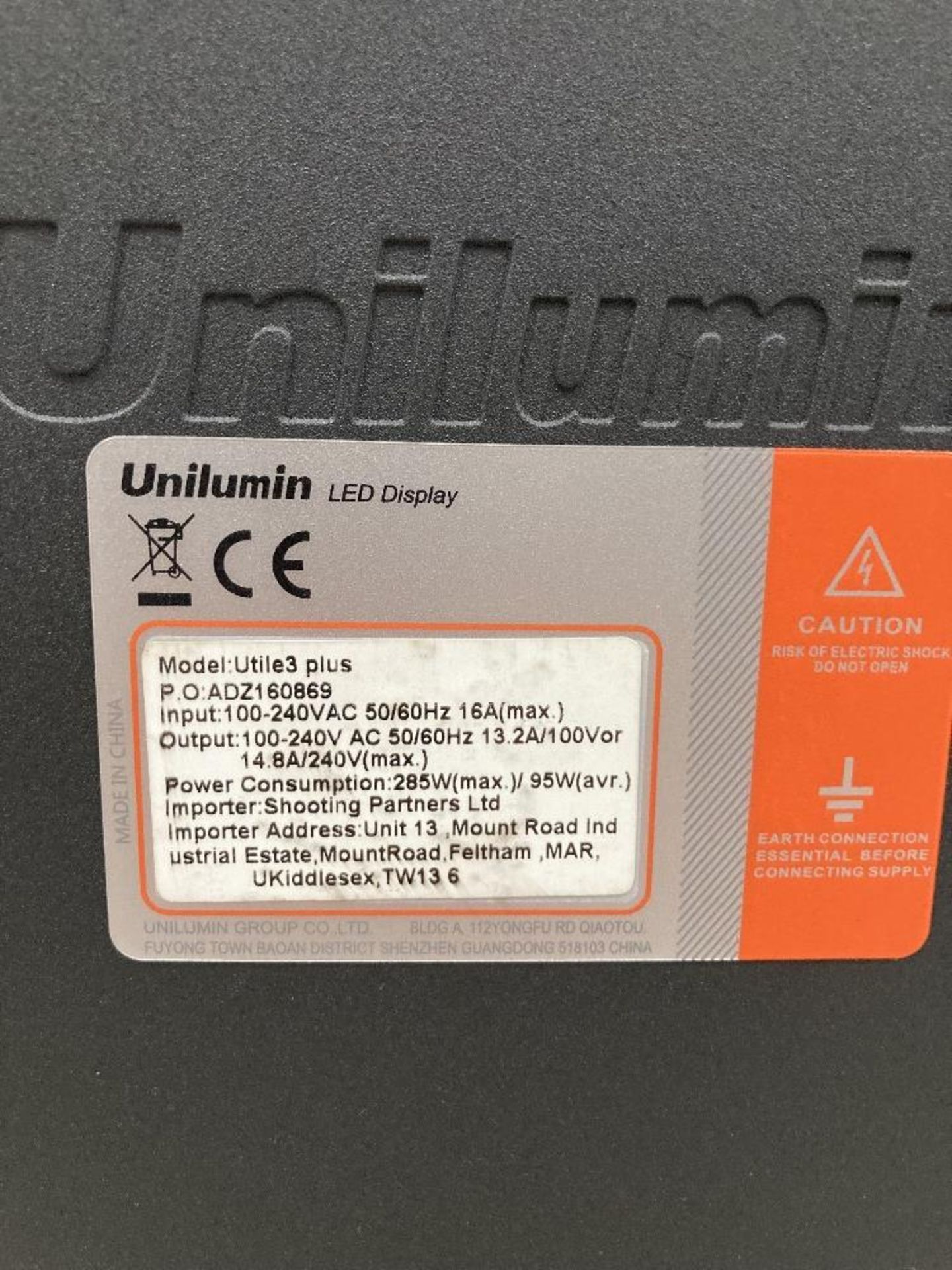 Unilumin Utile III 03 LED Screen System & Novastar Control System - Image 7 of 42