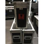 (3) Large Various Sized Flight Cases