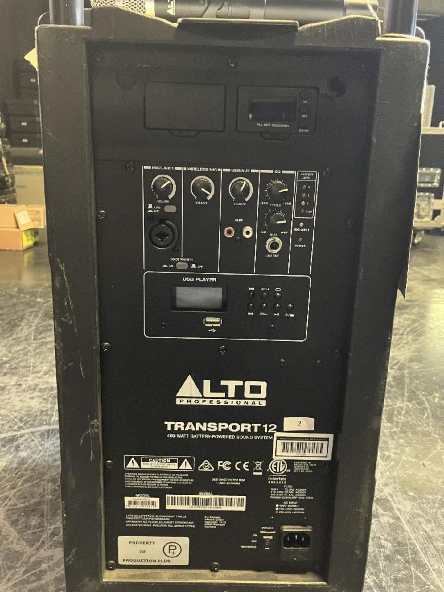 Alto Transport 12 Battery Powered Sound System - Image 2 of 4