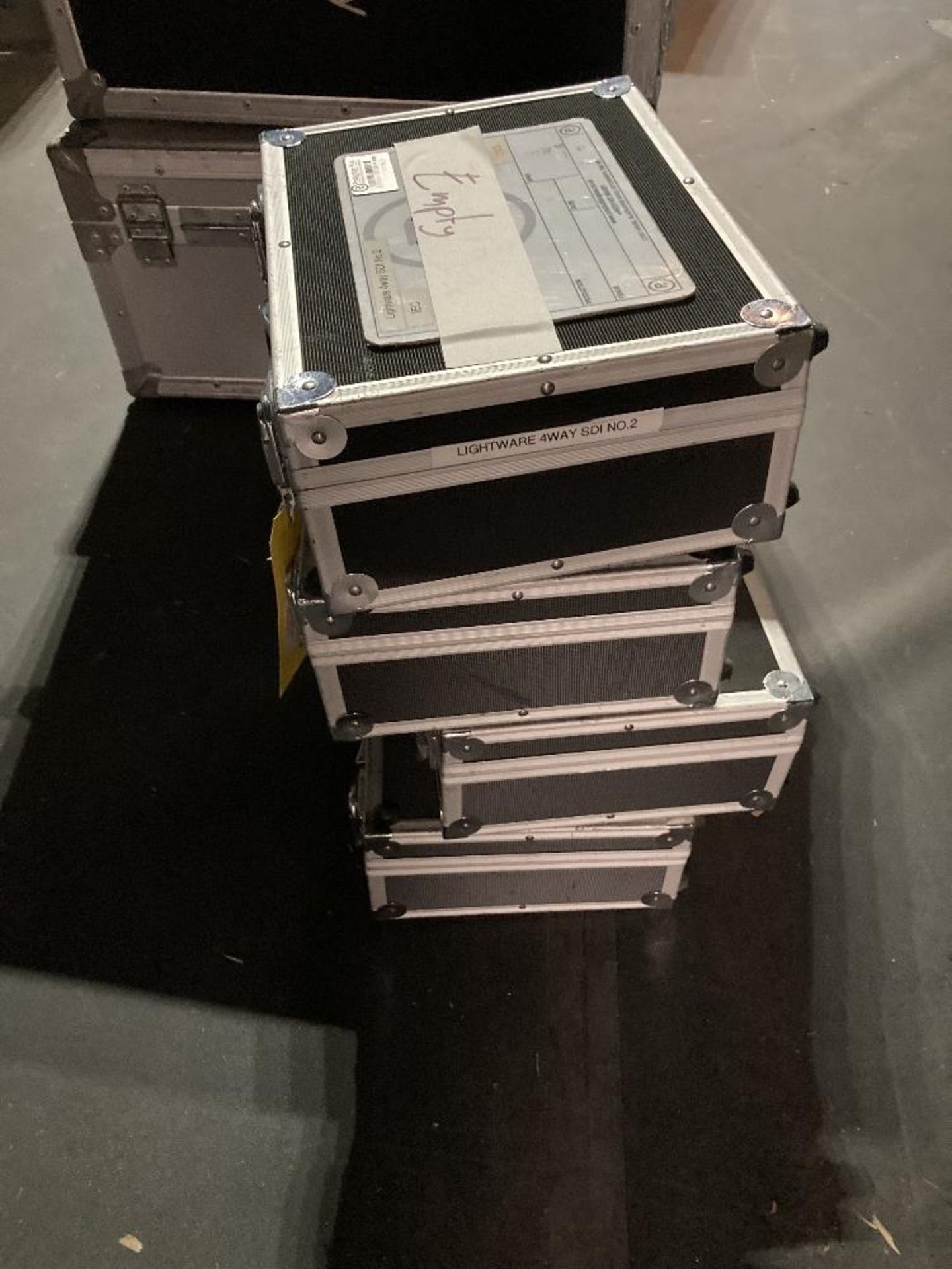 (4) Small Various Sized Flight Cases - Image 2 of 3