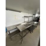(5) Various rectangular stainless steel preparation tables