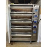 Tom Chandley CP1526 stainless steel five deck compacta oven