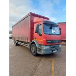 DAF L55.250 4x2 Rigid 18T Curtain Side Lorry with Tail Lift