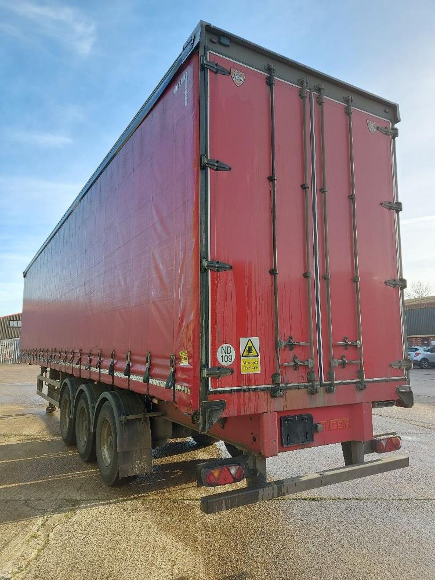 Tiger Tri-Axle 13.7m Curtain Side Trailer Unit - Image 5 of 8