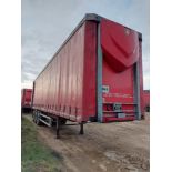 Tiger Tri-Axle 13.7m Curtain Side Trailer Unit