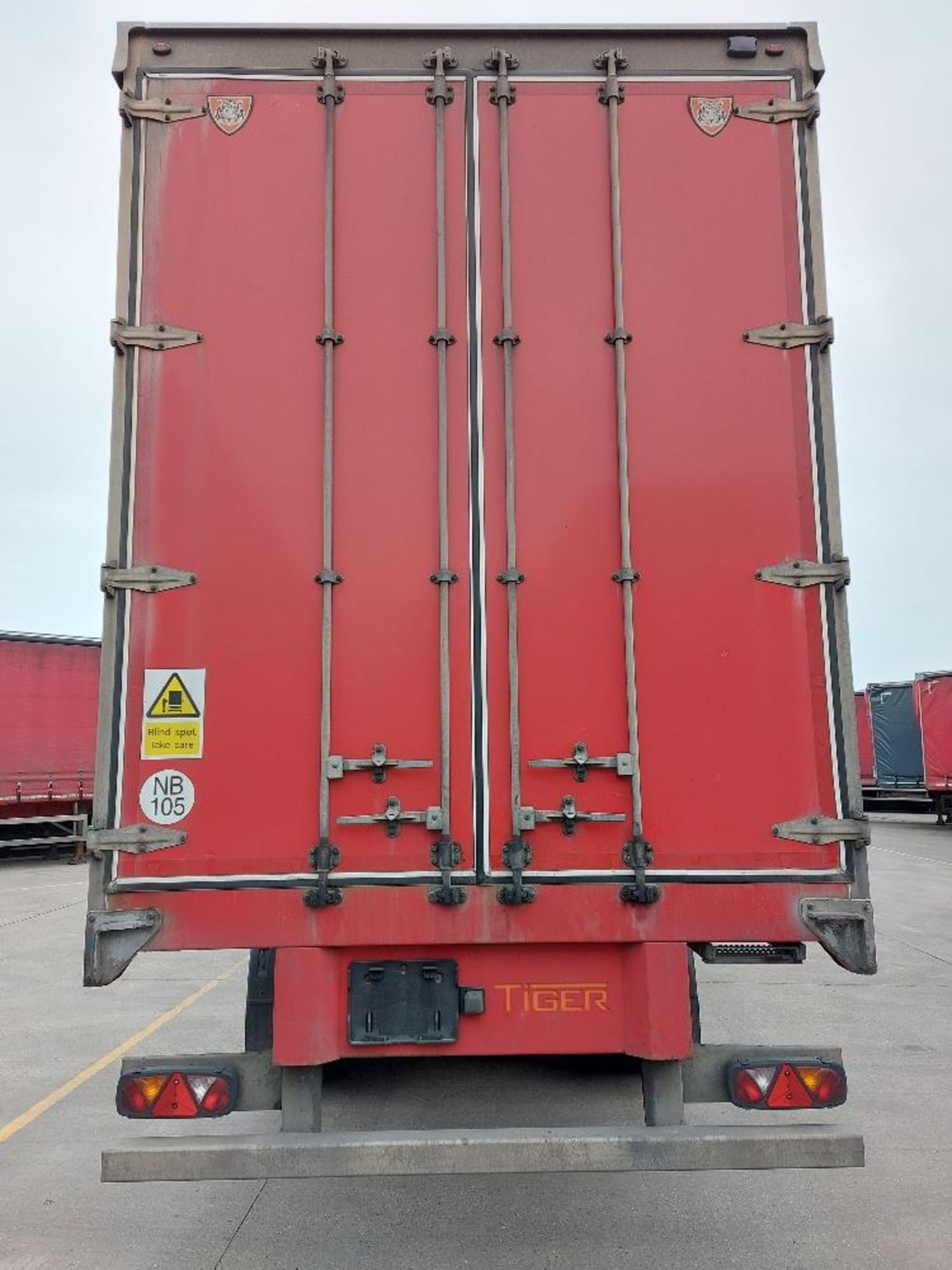 Tiger Tri-Axle 13.7m Curtain Side Trailer Unit - Image 6 of 8
