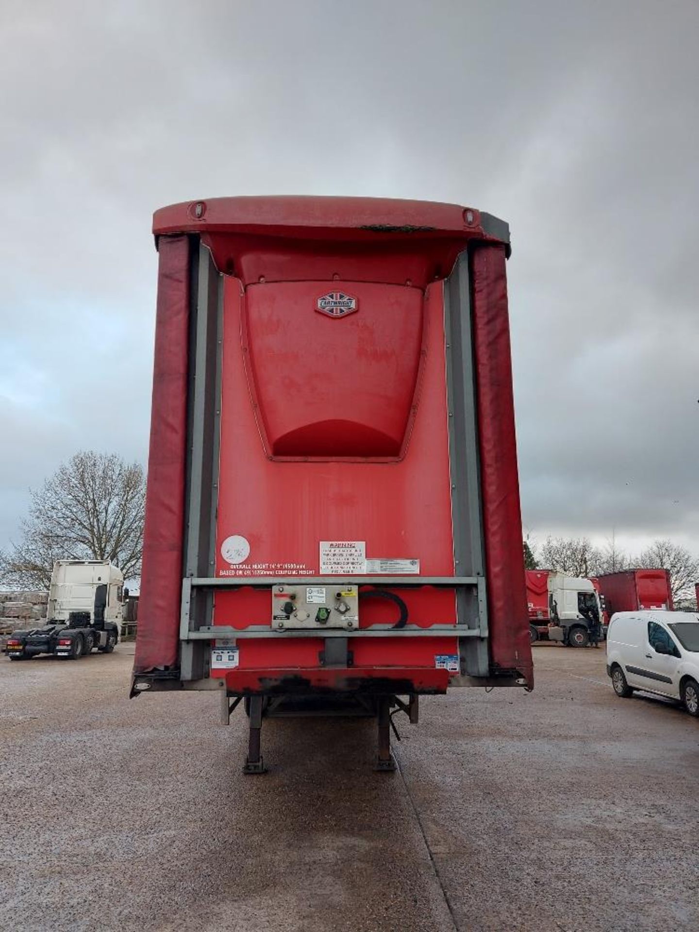 Cartwright Tri-Axle 13.7m Curtain Side Trailer Unit - Image 4 of 9