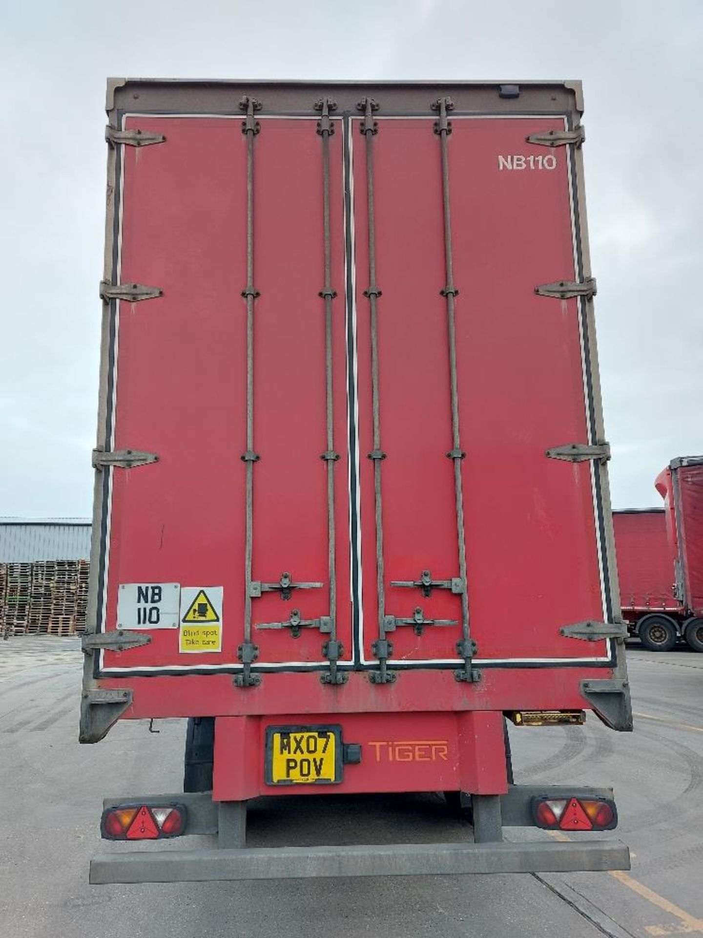 Tiger Tri-Axle 13.7m Curtain Side Trailer Unit - Image 6 of 9