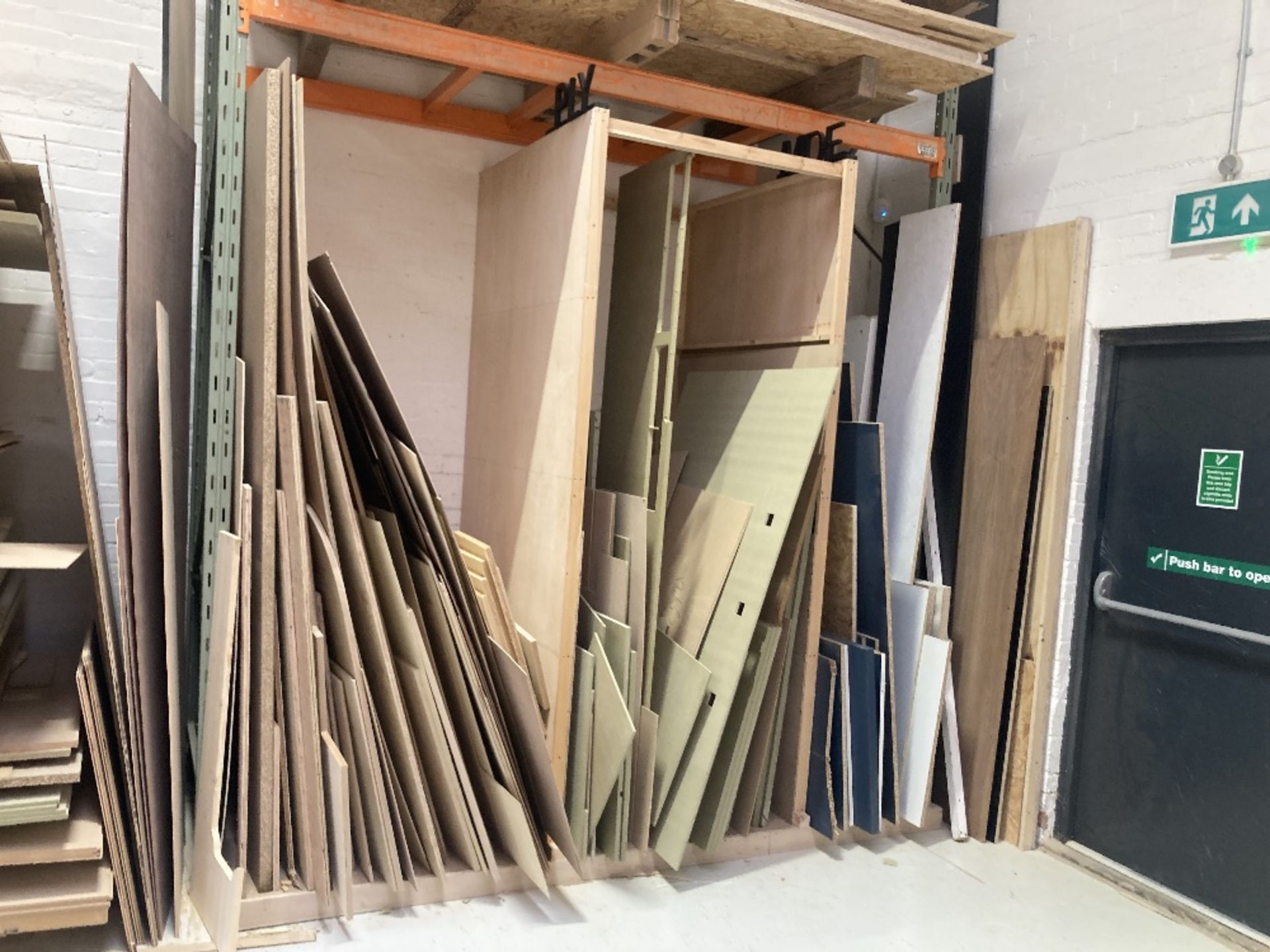 Quantity of Timber, Panel Materials & (3) Racks - Image 8 of 16