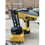 Dewalt DC610 Cordless Nailer, Charger and Spare Battery