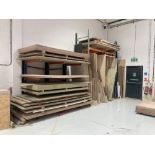 Quantity of Timber, Panel Materials & (3) Racks