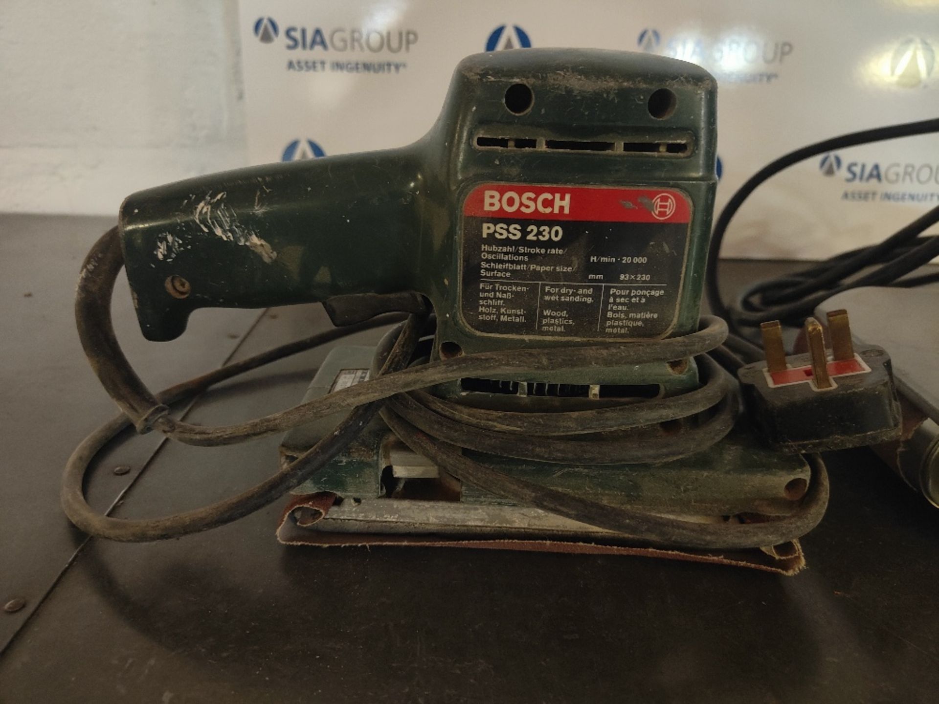 Sparky Belt Sander and Bosch PSS 230 Orbital Sander - Image 3 of 3