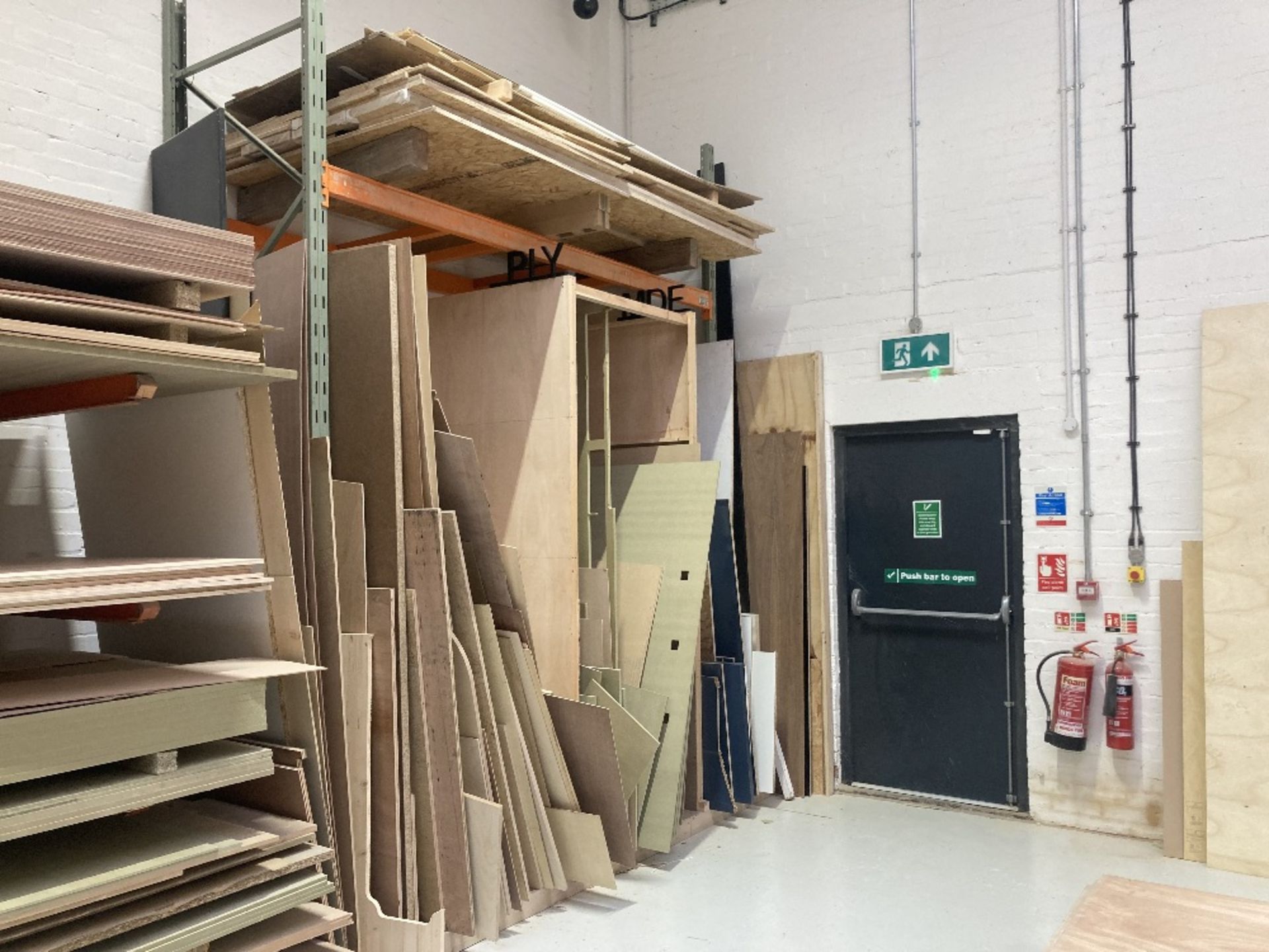 Quantity of Timber, Panel Materials & (3) Racks - Image 7 of 16