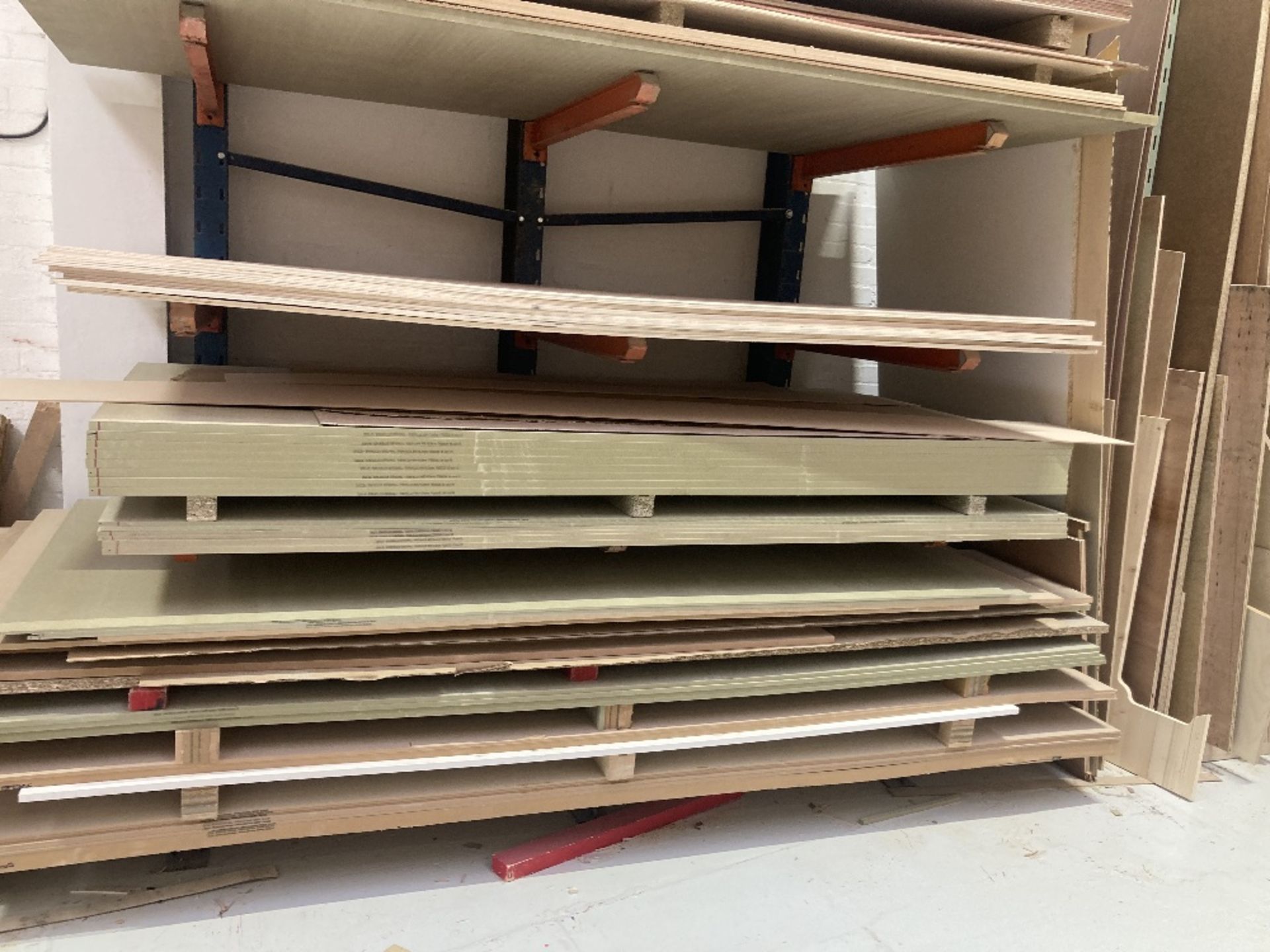 Quantity of Timber, Panel Materials & (3) Racks - Image 3 of 16