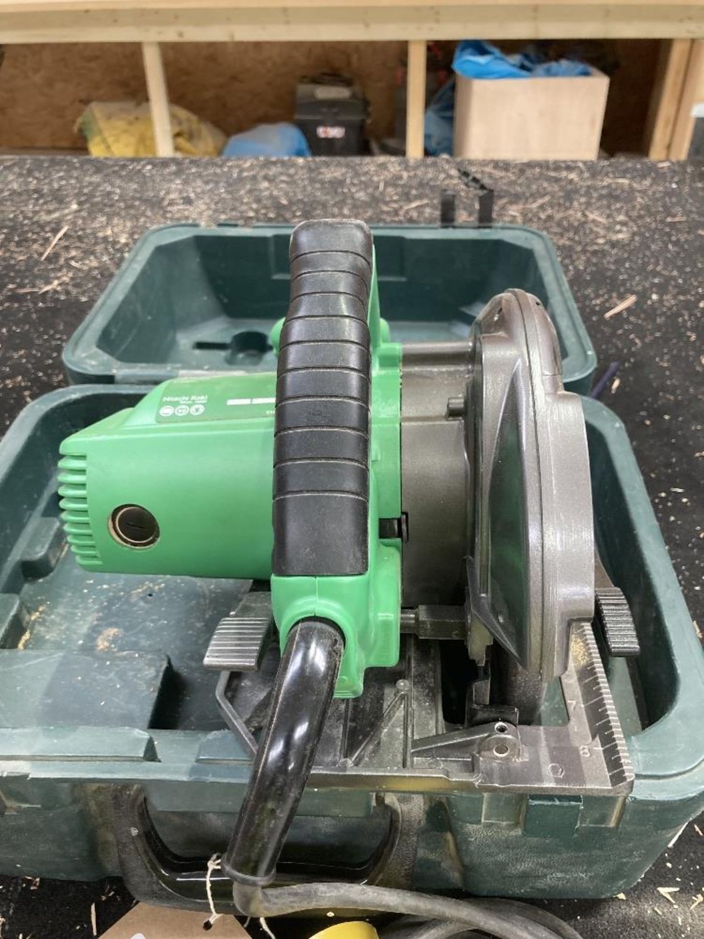 Hitachi C7SB2 110V Circular Saw & Heavy Duty Carry Case - Image 3 of 9