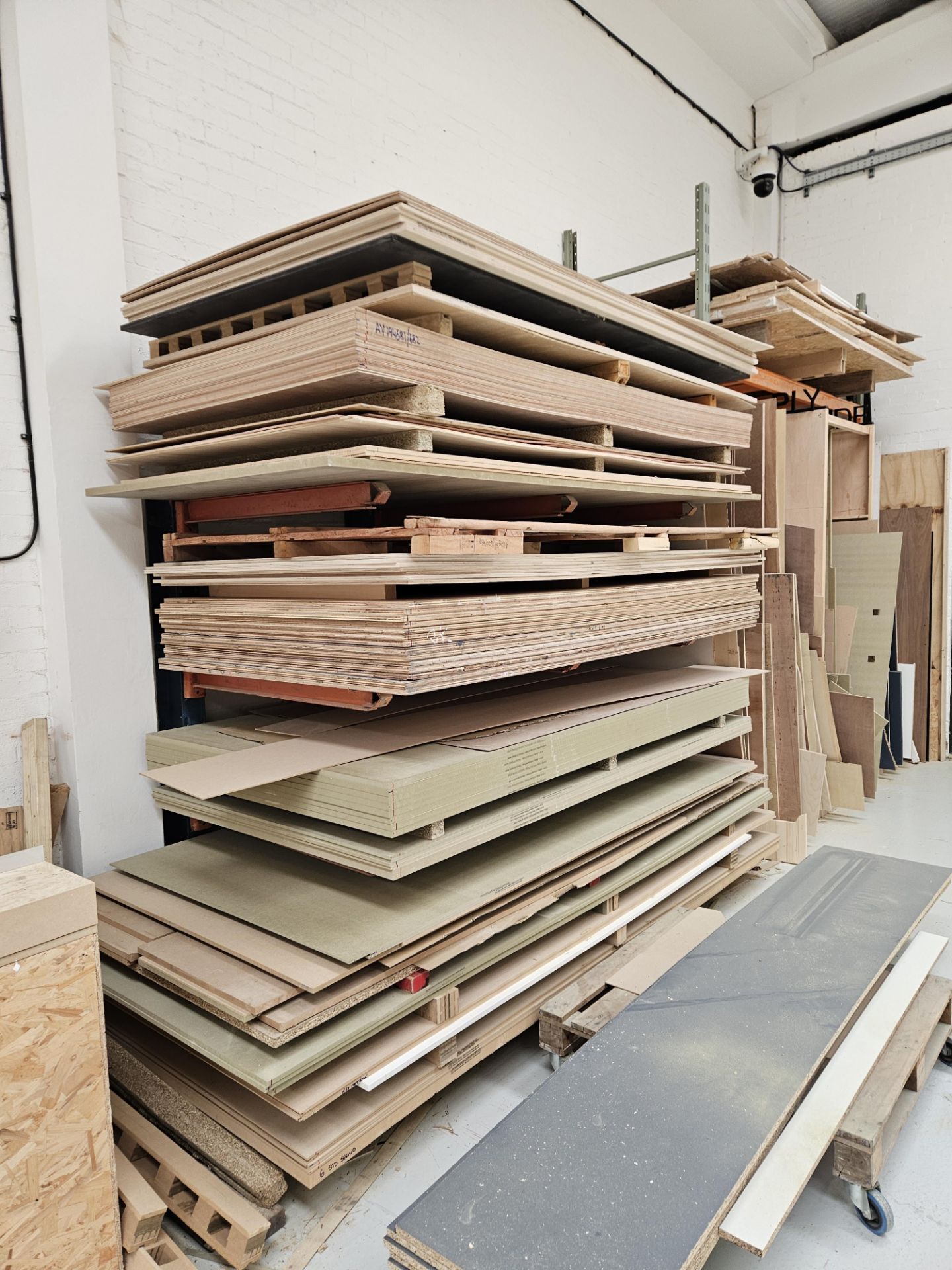 Quantity of Timber, Panel Materials & (3) Racks - Image 15 of 16
