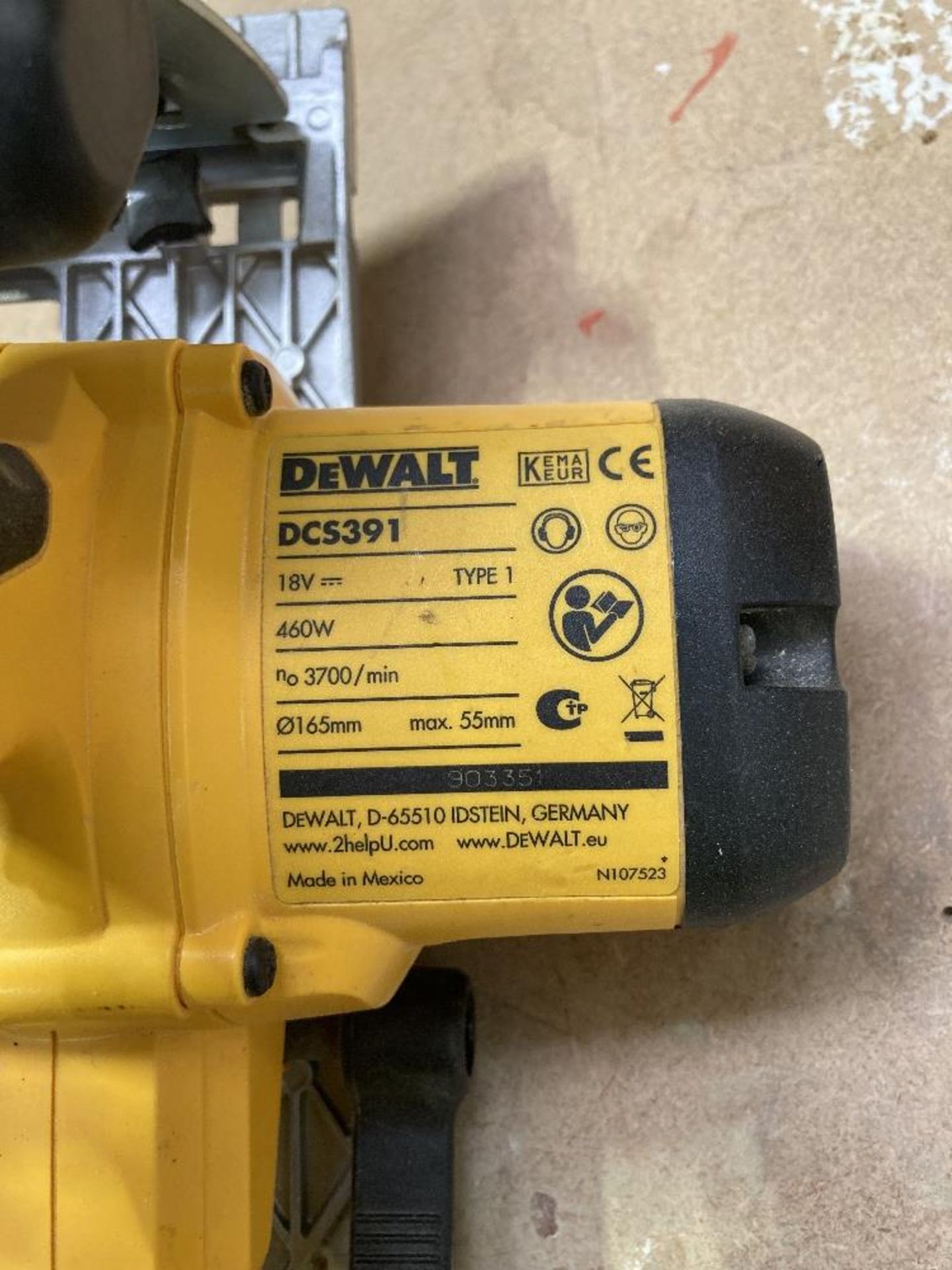 Dewalt DCD716 10.8v Hammer Drill & Dewalt DCS391 Circular Saw - Image 8 of 10