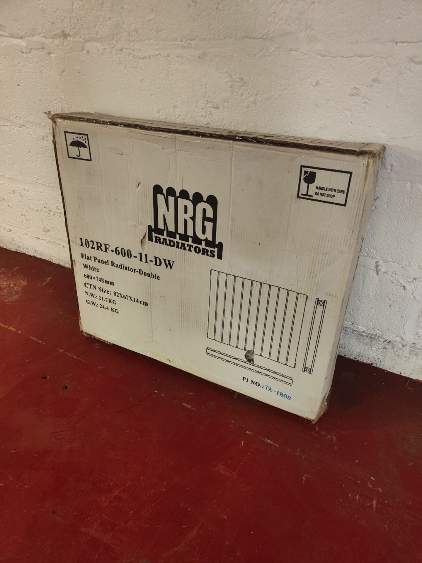 NRG Flat Panel Double Radiator - Image 2 of 3