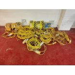 Quantity of 110V Electrical Cables and Splitters