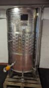 Stainless steel 1000 Litre brewing vessel