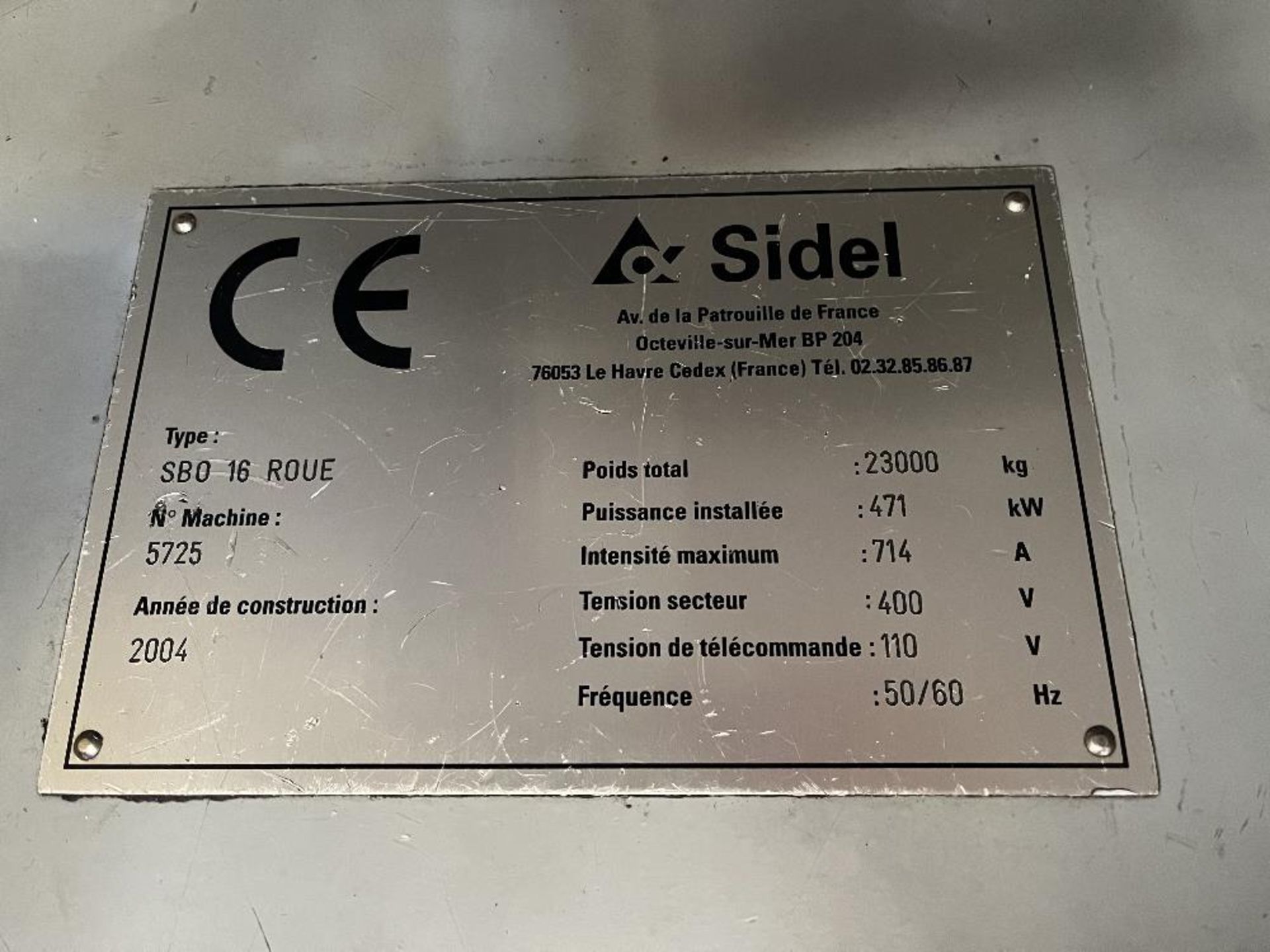 SIDEL SBO 16 PET stretch blow moulding machine - Bild 18 aus 62