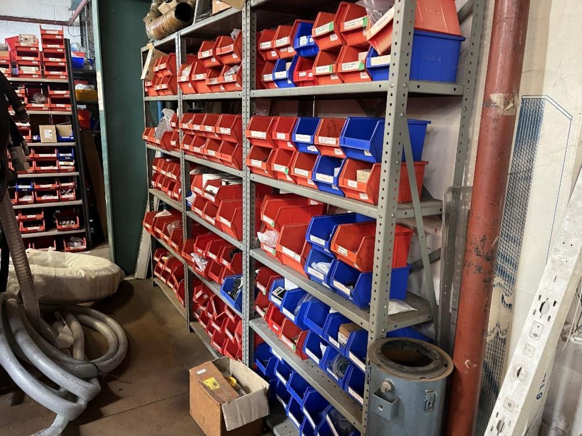 Contents of mezzanine floor containing large range of machine spare parts and consumables - Image 47 of 47