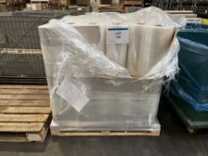 Pallet of 45 rolls of pallet stretch wrap