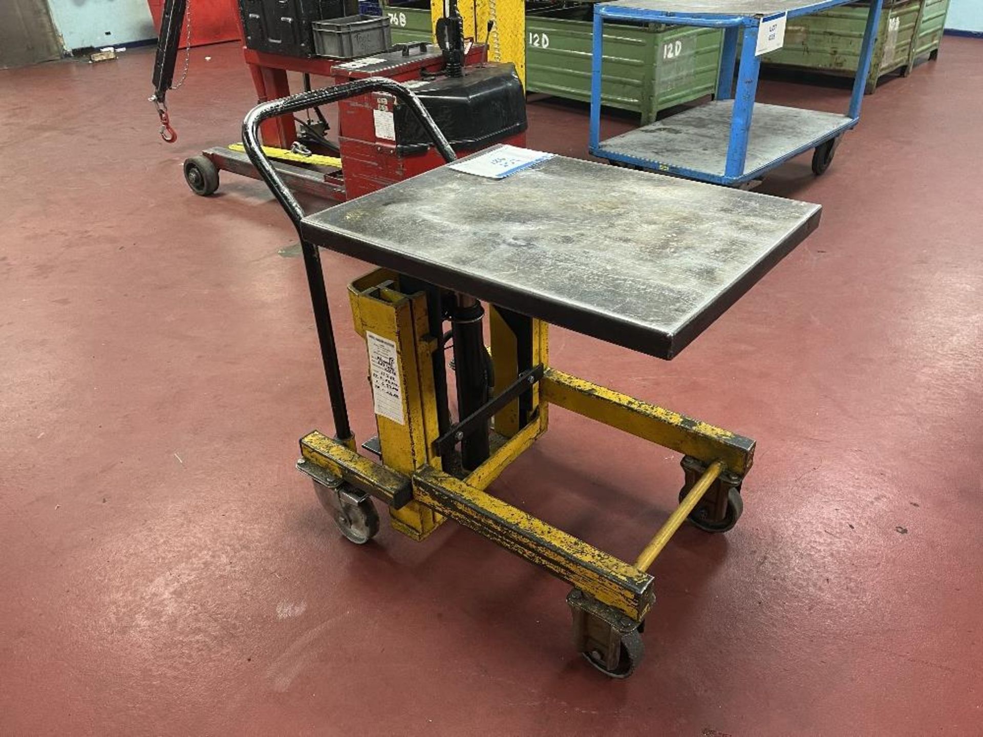 1000kg mobile lifting trolley - Bild 4 aus 5