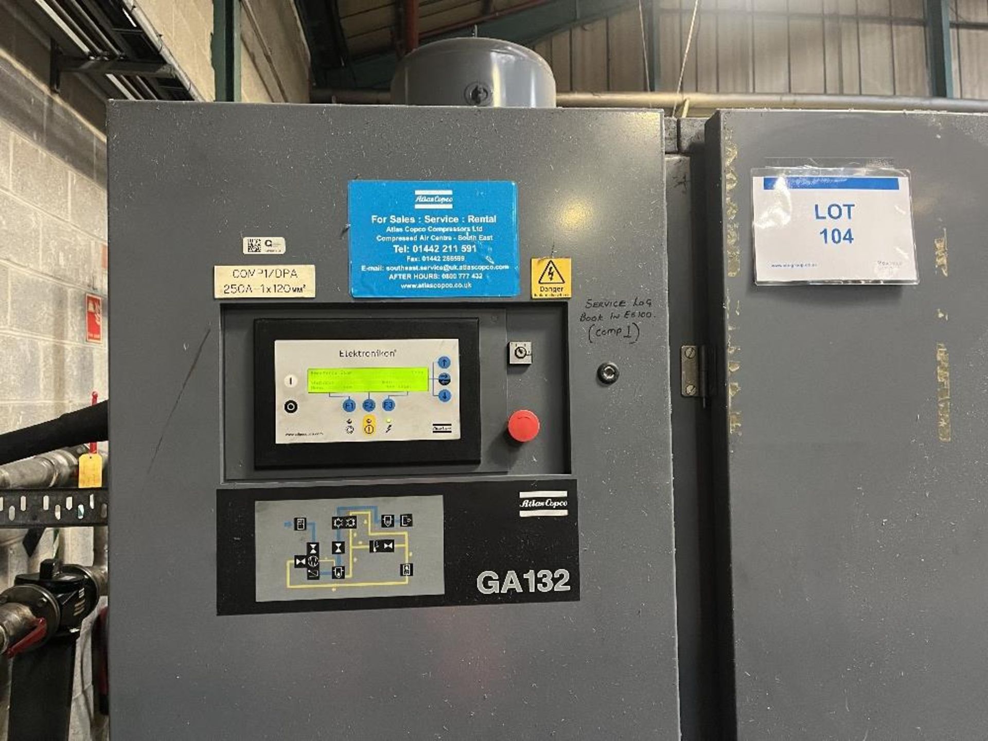 Atlas Copco GA 13.2 VSD compressor air centre - Image 5 of 10